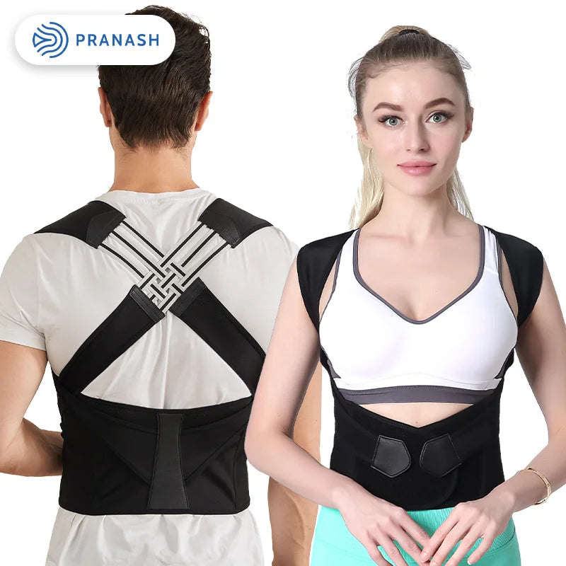Ceinture Correctrice de Posture - homme- femme - noir - sport vitals