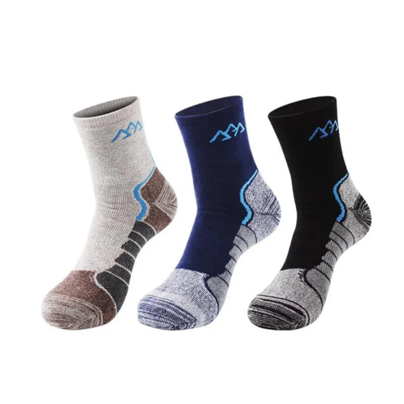 Chaussettes Thermiques Bleu - gris - noir