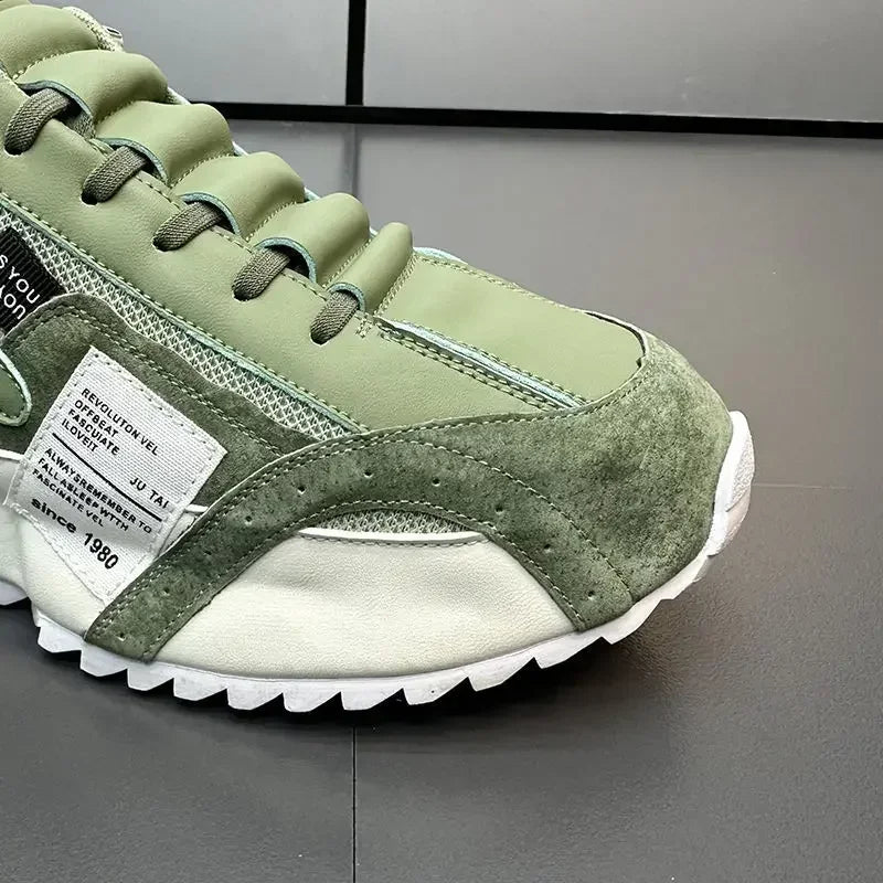 Chaussures_de_Course_D_contract_es__-blanc et vert - devant - sport vitals