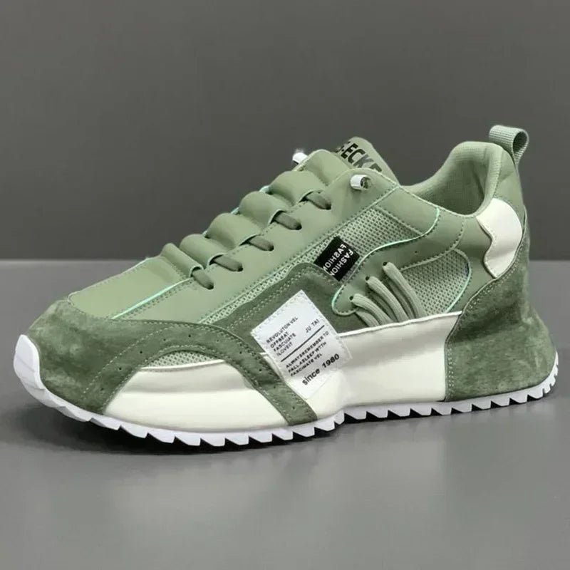 Chaussures_de_Course_D_contract_es_pour_Hommes_-blanc et vert - sport vitals