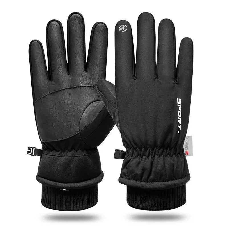 pairs de Gants d'Hiver Imperméables noir