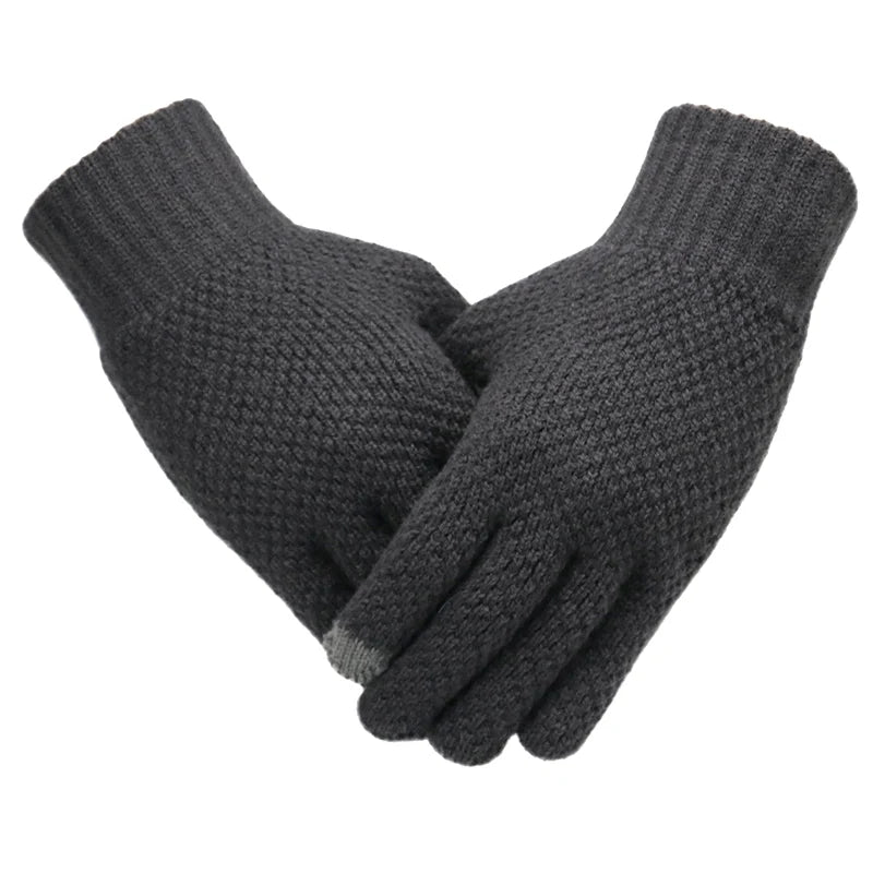 Gants d'Hiver Tactiles gris