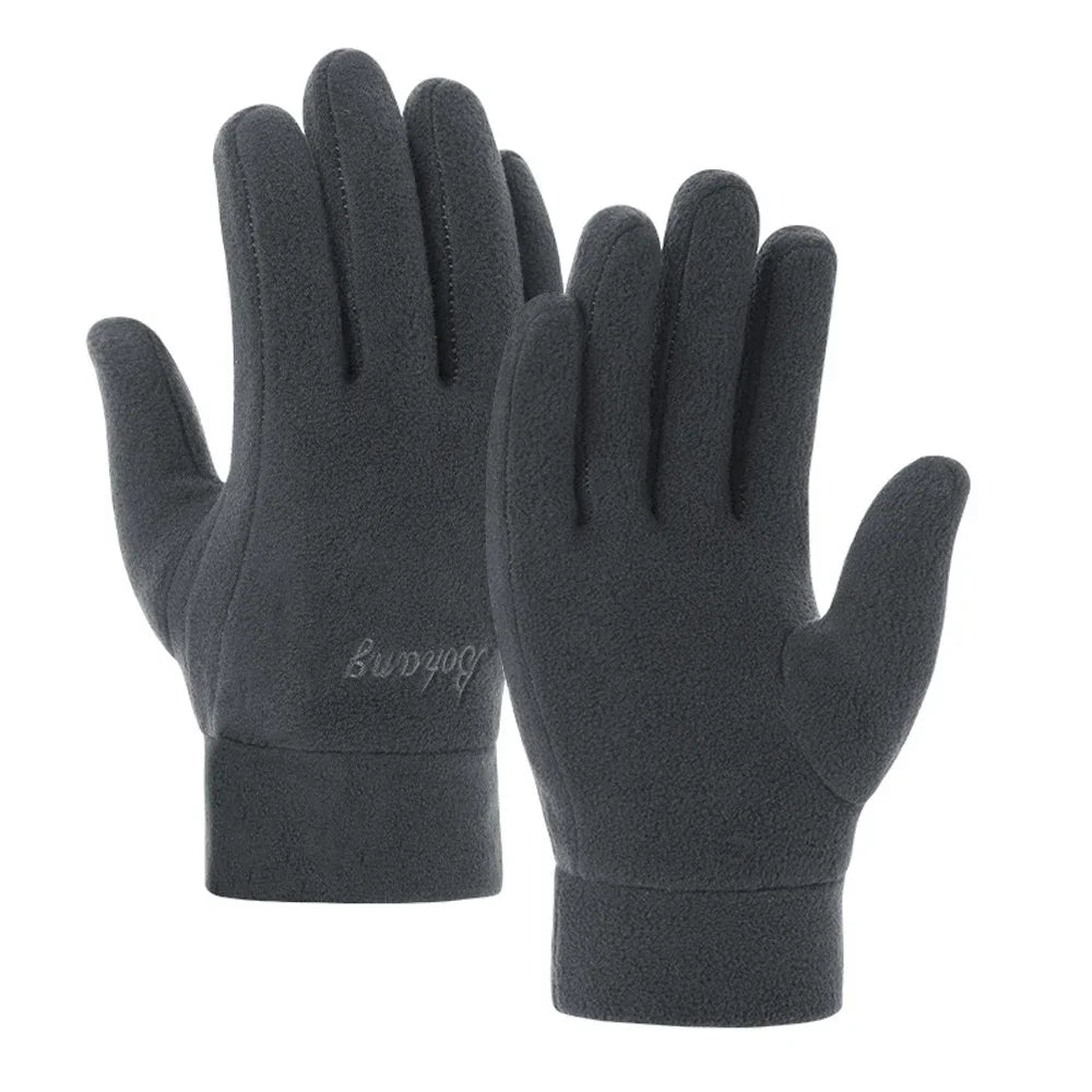 Gants polaires épais Gris