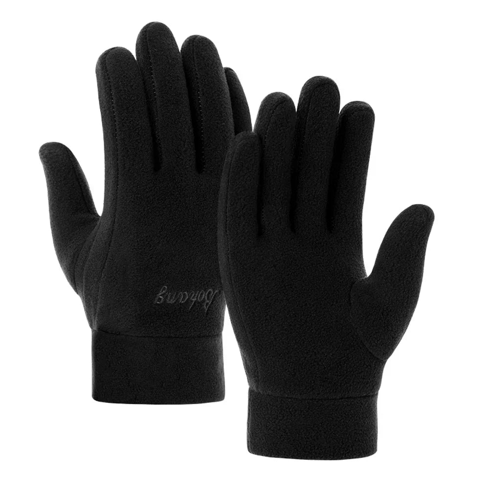 Gants polaires épais noir