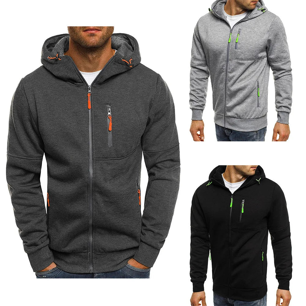 Hoodie à Capuchon gris pâle - gris foncé - noir - sport vitals