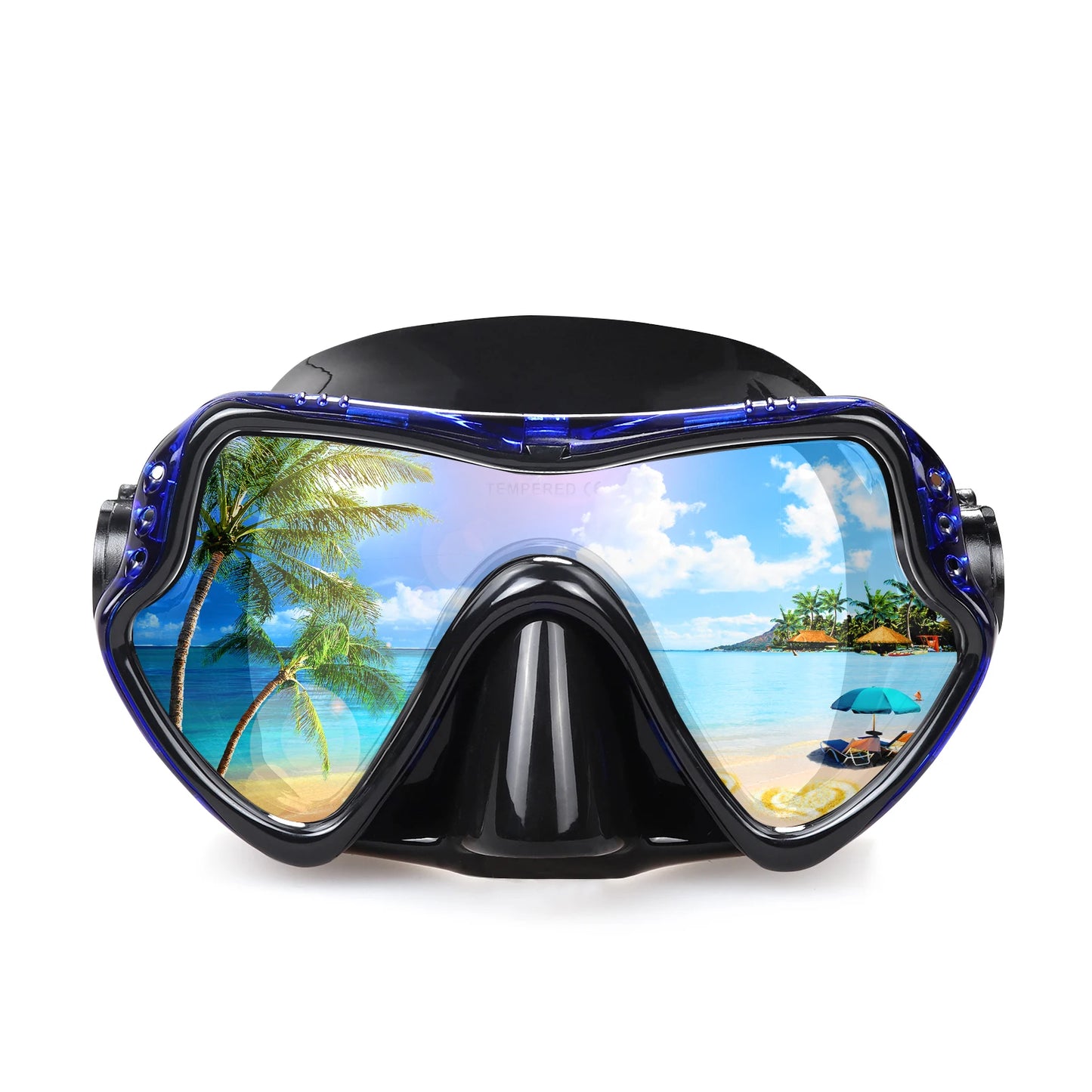 Masque de plongée bleu - sport vitals