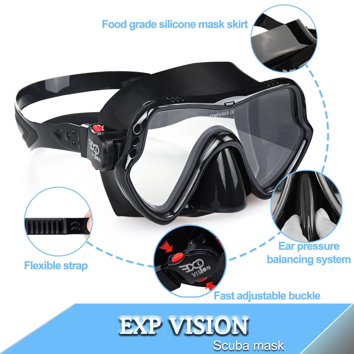 Masque de plongée description - sport vitals