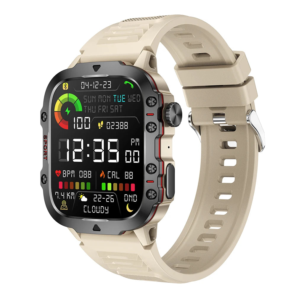 Montre connectée kakhi - sport vitals