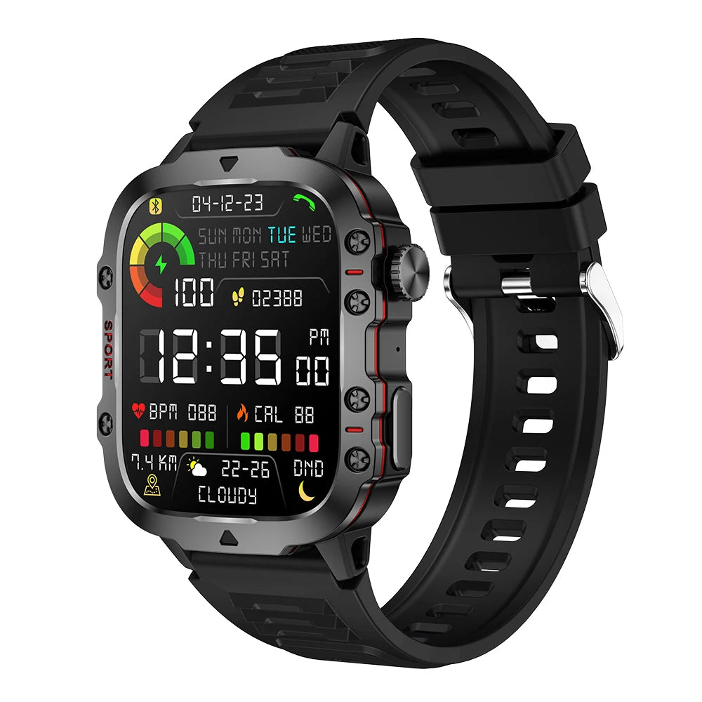 Montre connectée noire - sport vitals