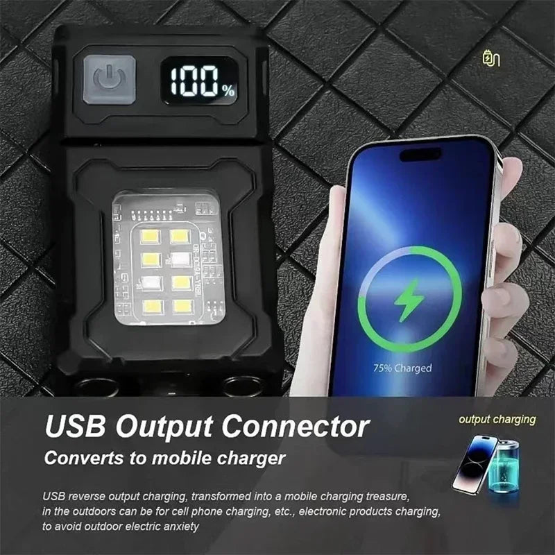 Lampe Mini Multifonction Rechargeable