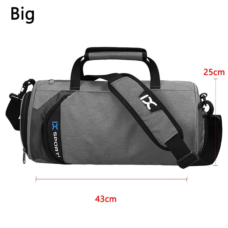 SAC DE SPORT gris pâle - grand - big