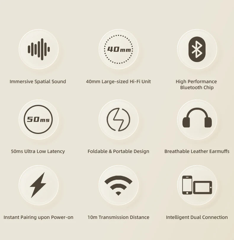 Casque audio sans fil hybride LS™