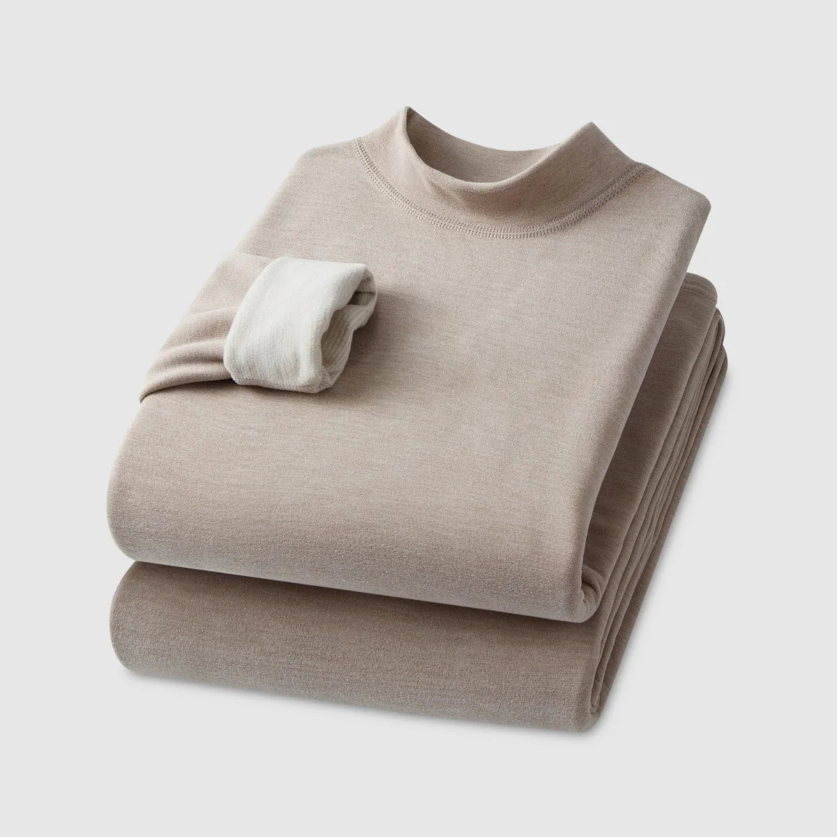 Sous-vêtement Thermique en Cachemire beige foncé