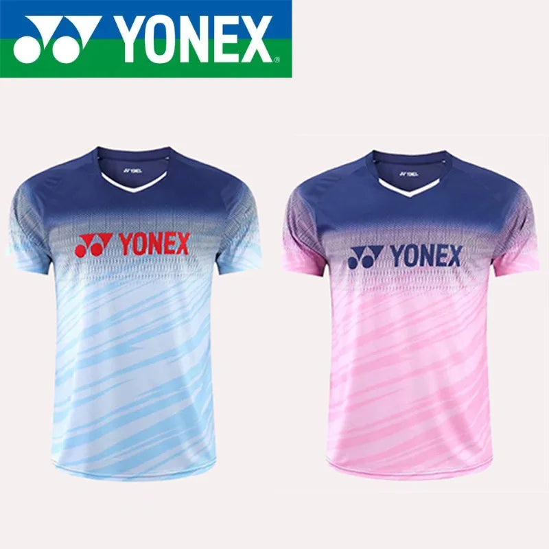 Deux YONEX™ Chandail de badminton, bleu et rose