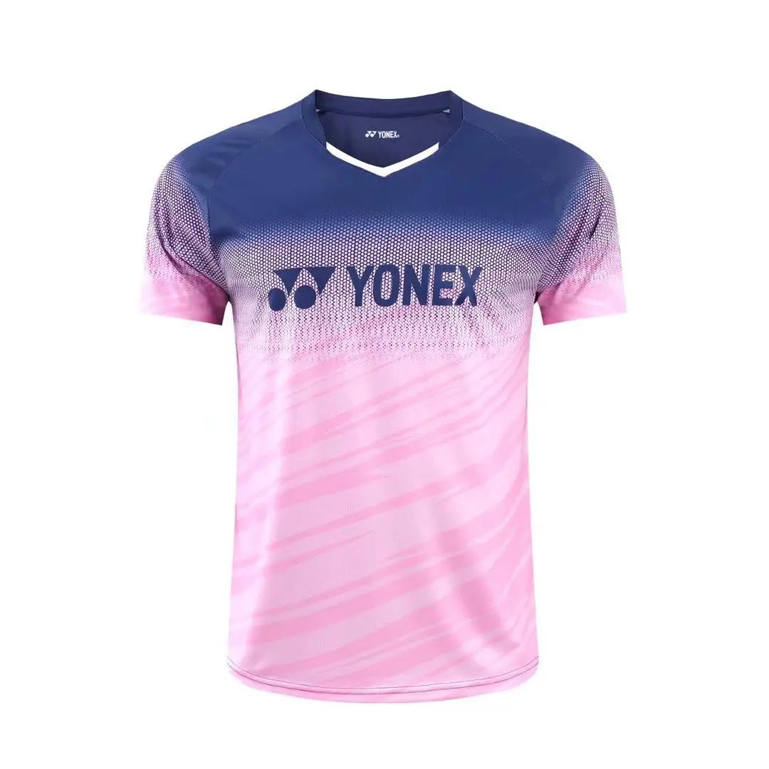 Un Chandail de badminton YONEX™ , rose et bleu pâle pour hommes