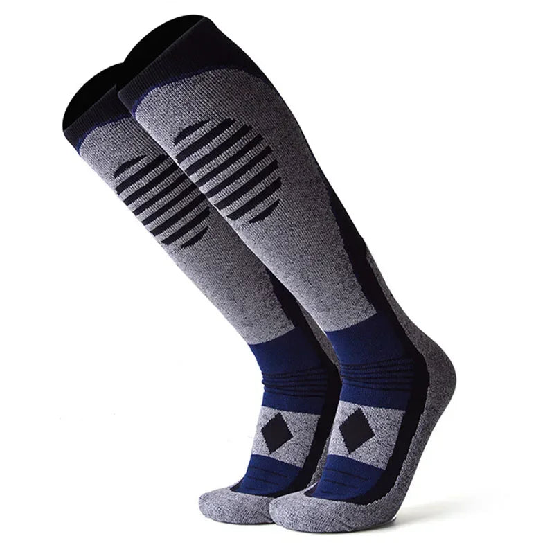 chaussettes thermiques - Gris- Bleu - Noir