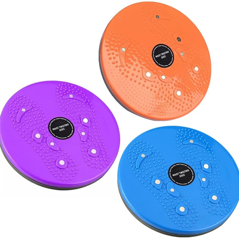 disque entrainement sportif- violet, orange et bleu