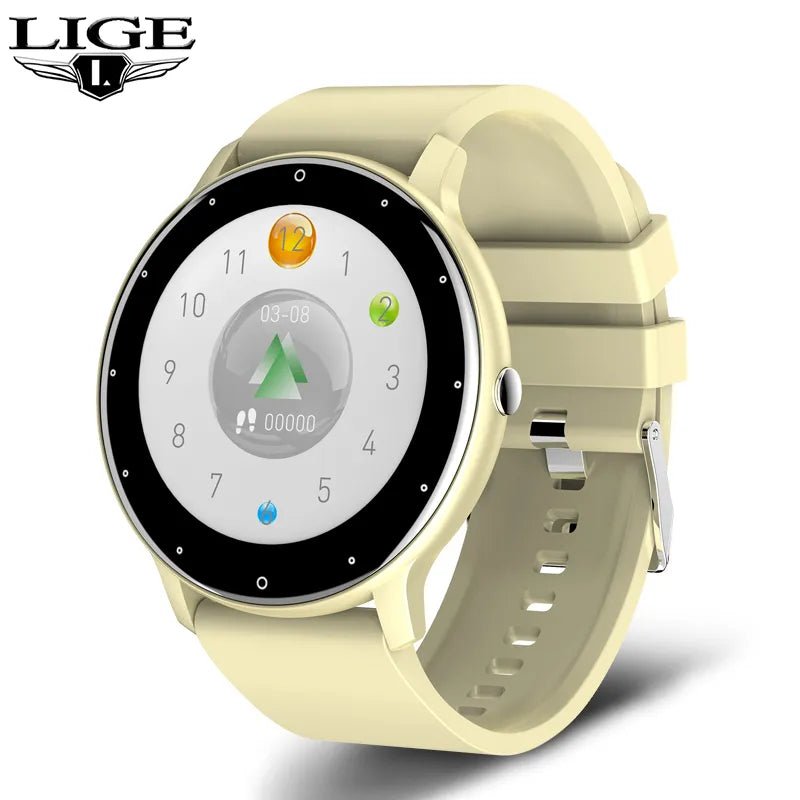 Montre intelligente de sport jaune-Sport vital