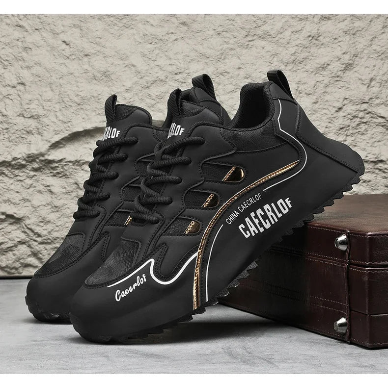 2 Chaussures pour Hommes – Baskets - noir - sports vitals