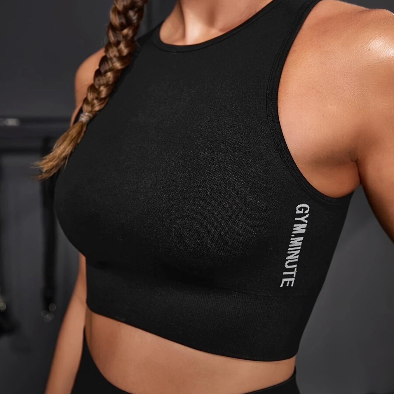 Soutien-gorge de sport de yoga sans couture pour femme