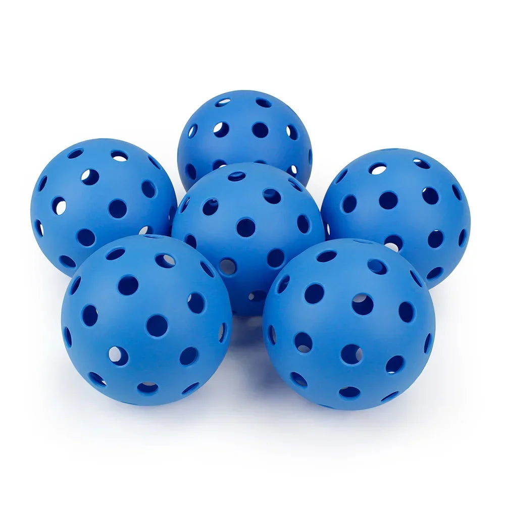 Balles de pickleball d’extérieur ultra résistantes 6 -bleu- foncé - sport vitals