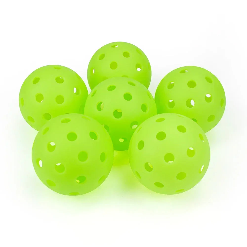 Balles de pickleball d’extérieur ultra résistantes 6 -vertes - sport vitals
