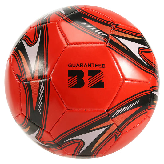 Ballon de football rouge - taille 5  - Sport vitals