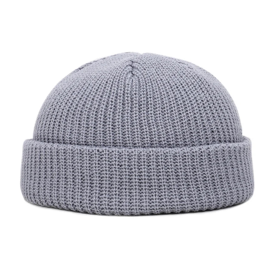 Bonnet d'hiver sans bords gris pâle - sport vitals