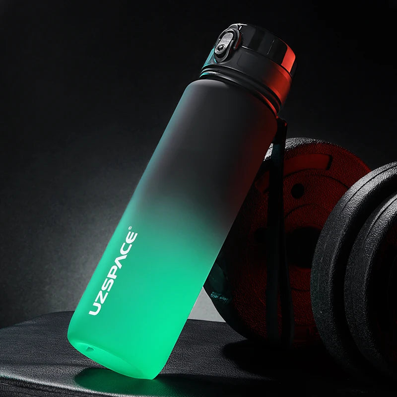 Bouteille d'Eau Sport  _ Noir et vert