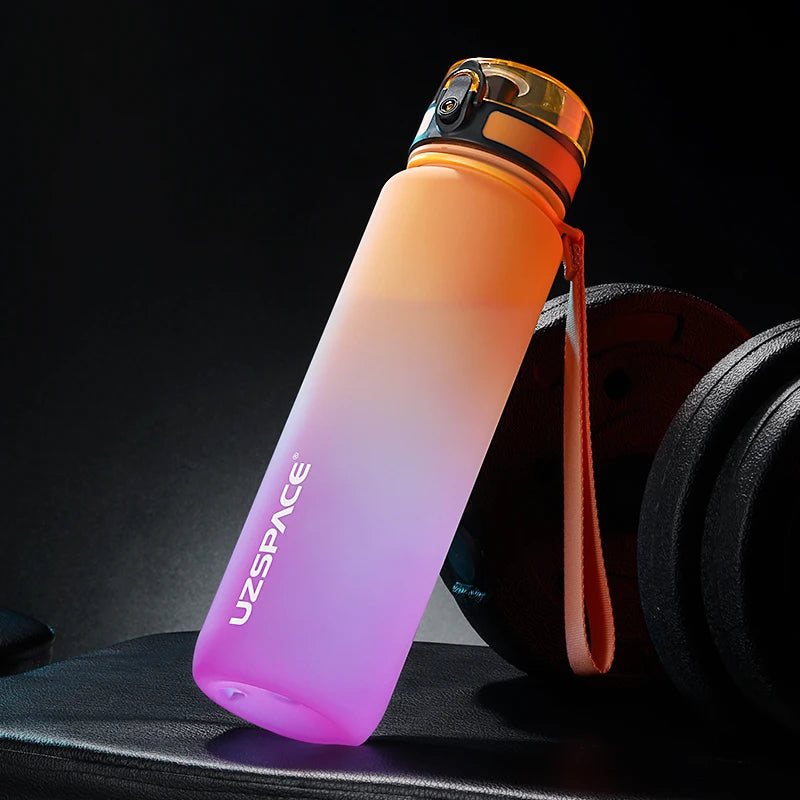 Bouteille d'Eau Sport  _orange et violet