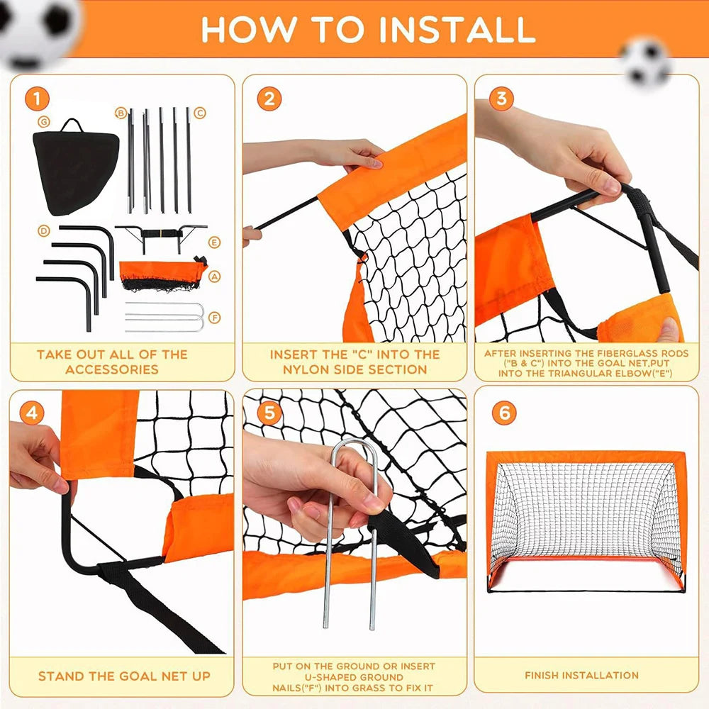 But de Football Pop-up orange -instructions - spot vitals