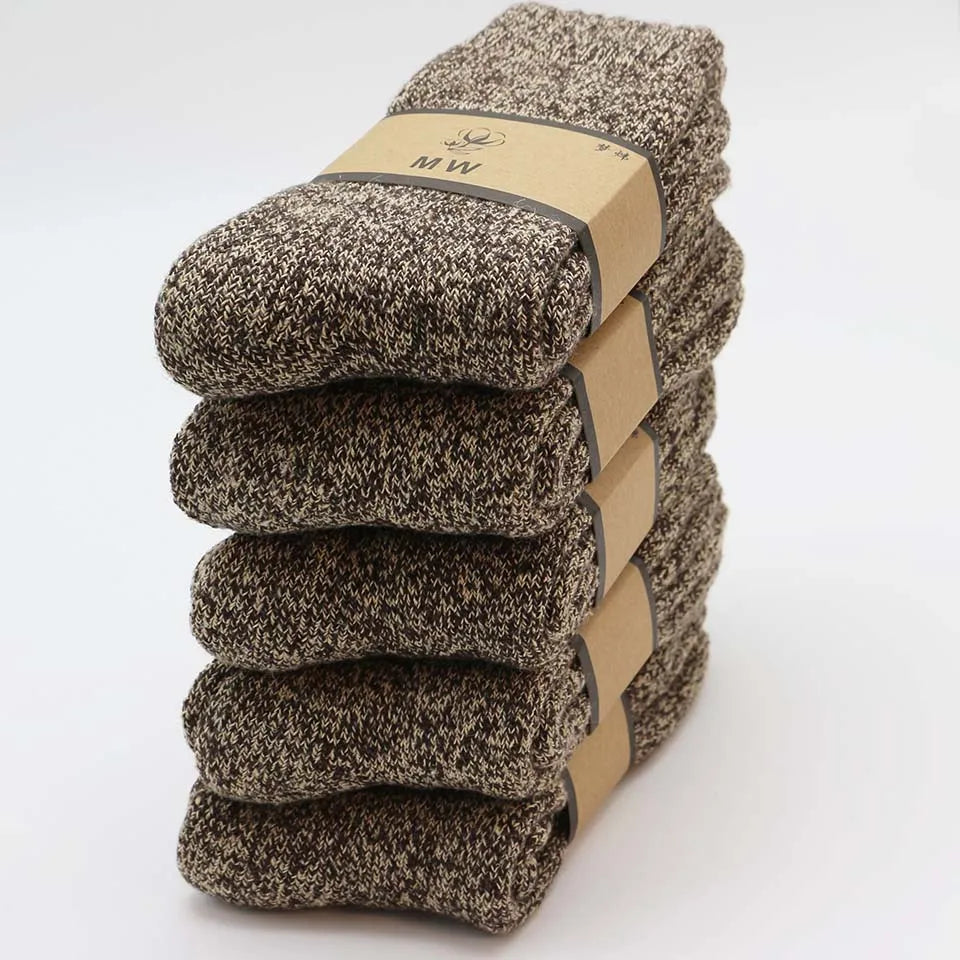 Chaussettes en Laine Merino kaki