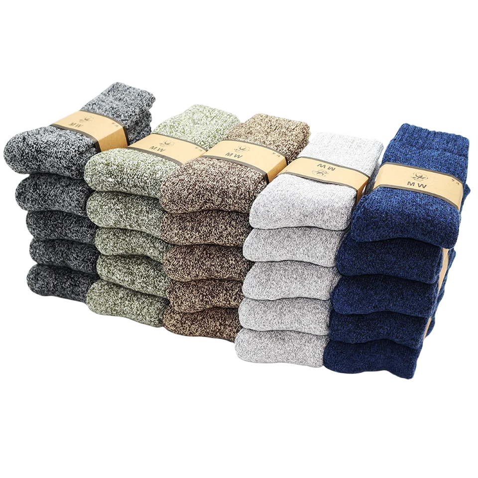 Chaussettes en Laine Merino paquet multi