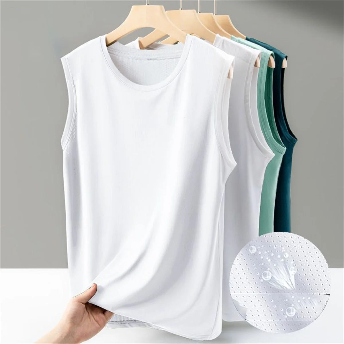 Débardeur sport homme blanc - sport vitals
