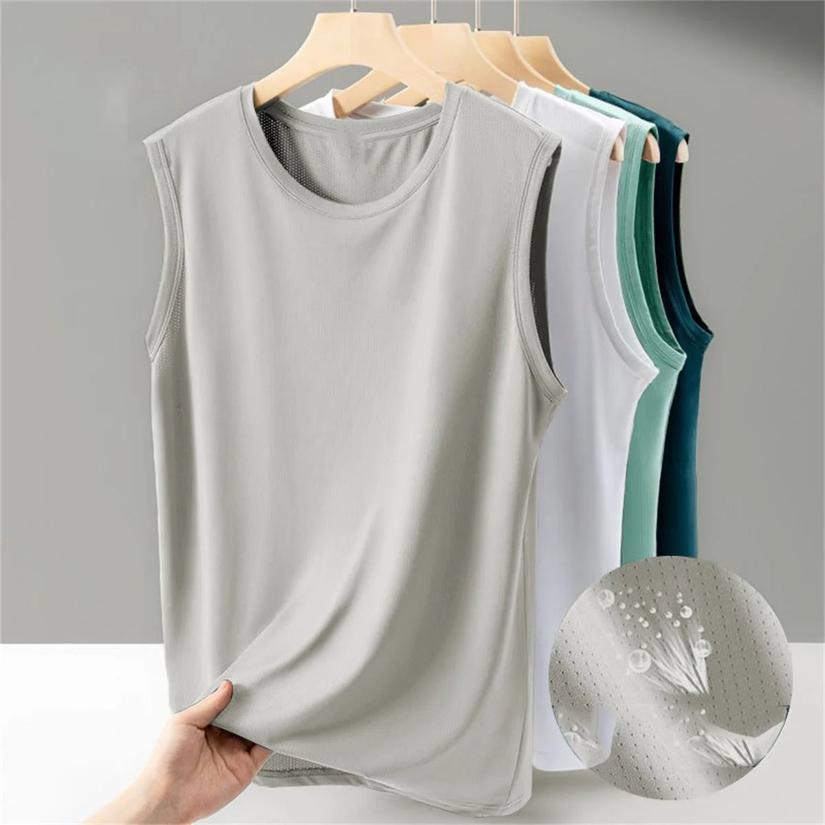 Débardeur sport homme gris  - sports vitals