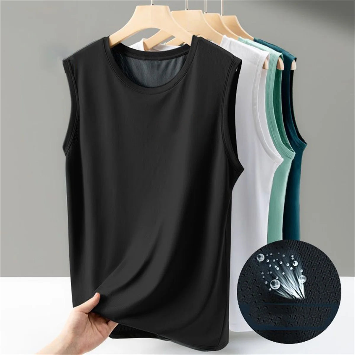 Débardeur sport homme noir - sport vitals