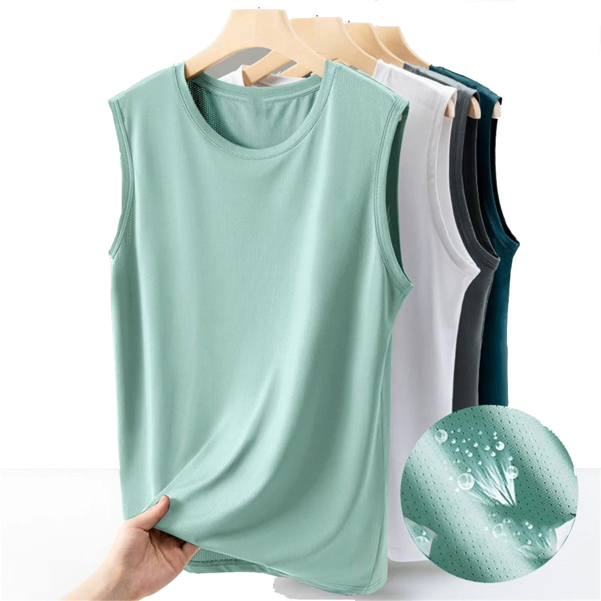 Débardeur sport homme vert - sport vitlas