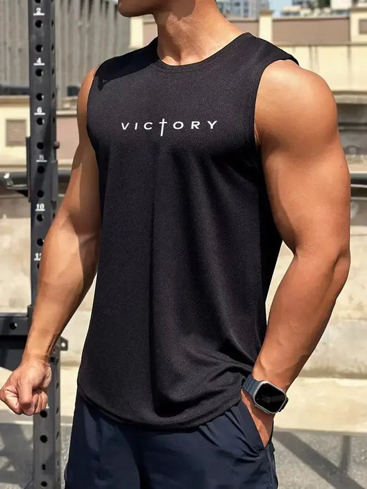 Débardeur sportif pour homme noir - sport vitals