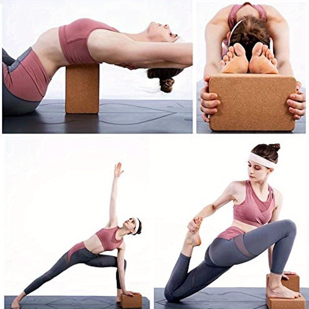 Ensemble de 2 Blocs de Yoga en Liège - dimension -exercices - sport vitals