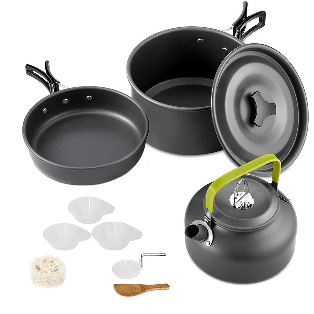 Ensemble de Cuisine de Camping avec cuillère 