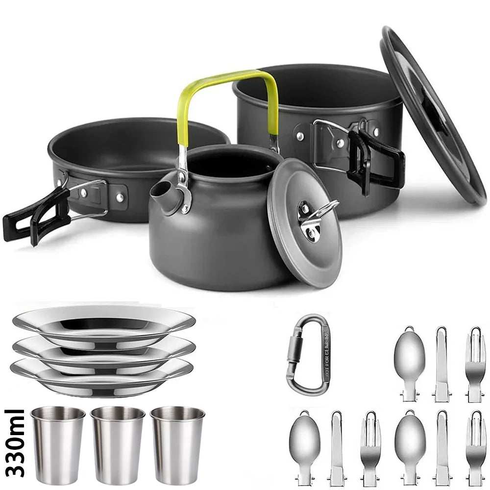 Ensemble de Cuisine de Camping, kit complet