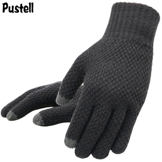 Gants d'Hiver Tactiles Gris