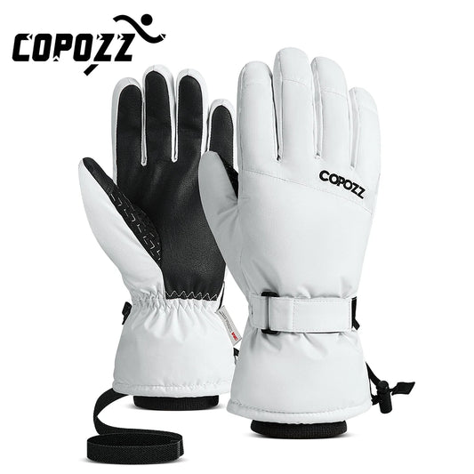 Paire de Gants de Ski - blanc, et intérieur noir