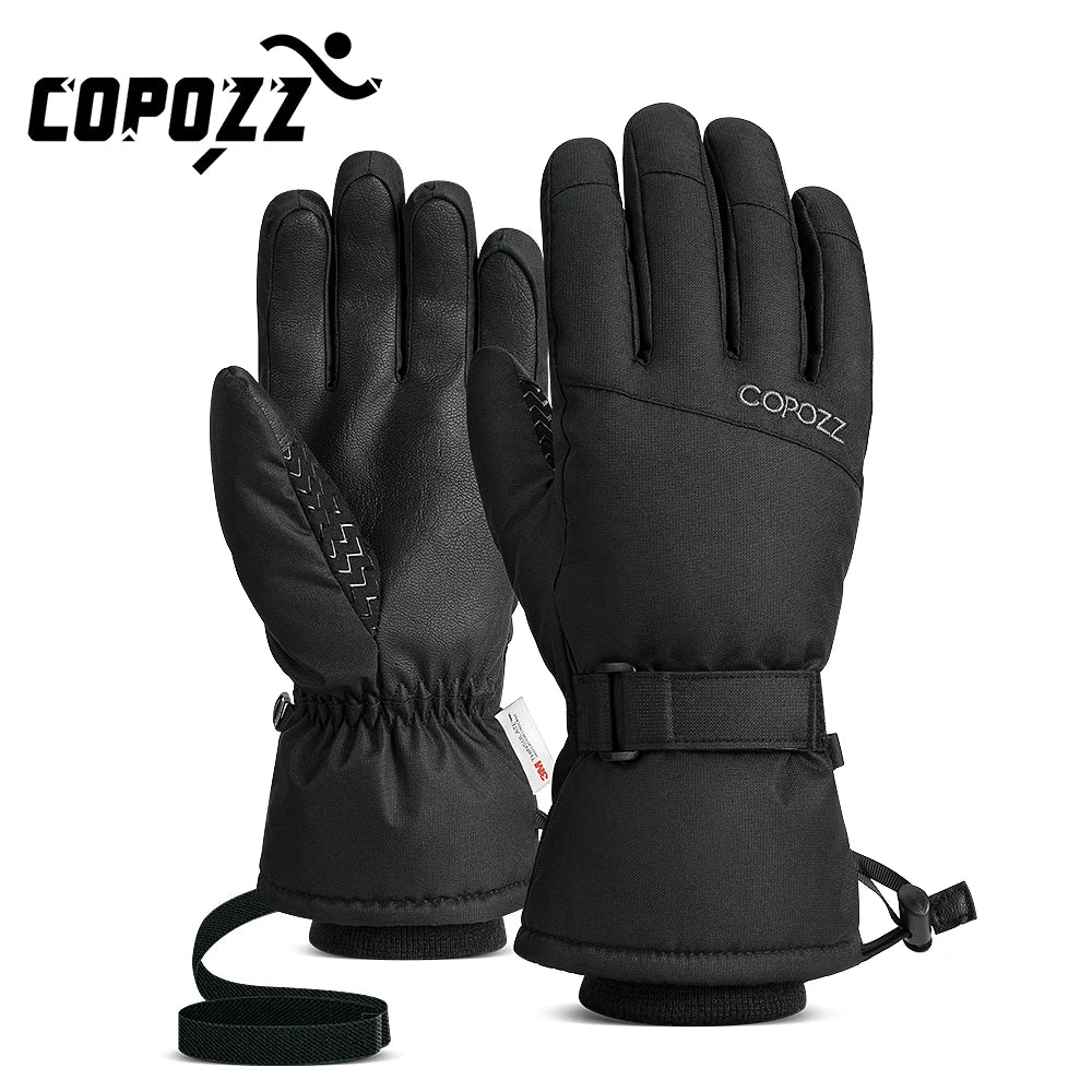 Paire de Gants de Ski noirs