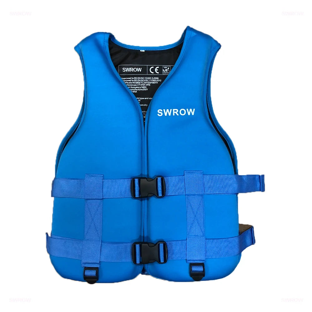 Gilet de natation enfant bleu - devant - sport vitals