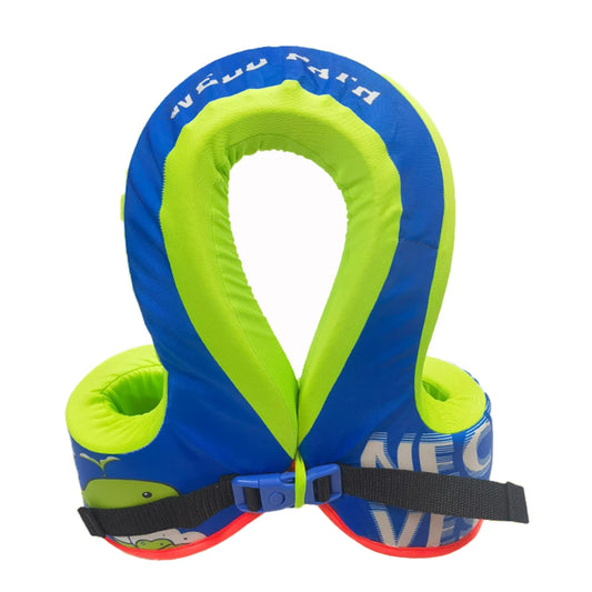 Gilet de natation enfant bleu et vert  - sport vitals