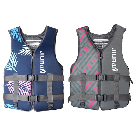 Gilet de sauvetage néoprène bleu et gris sport vitals