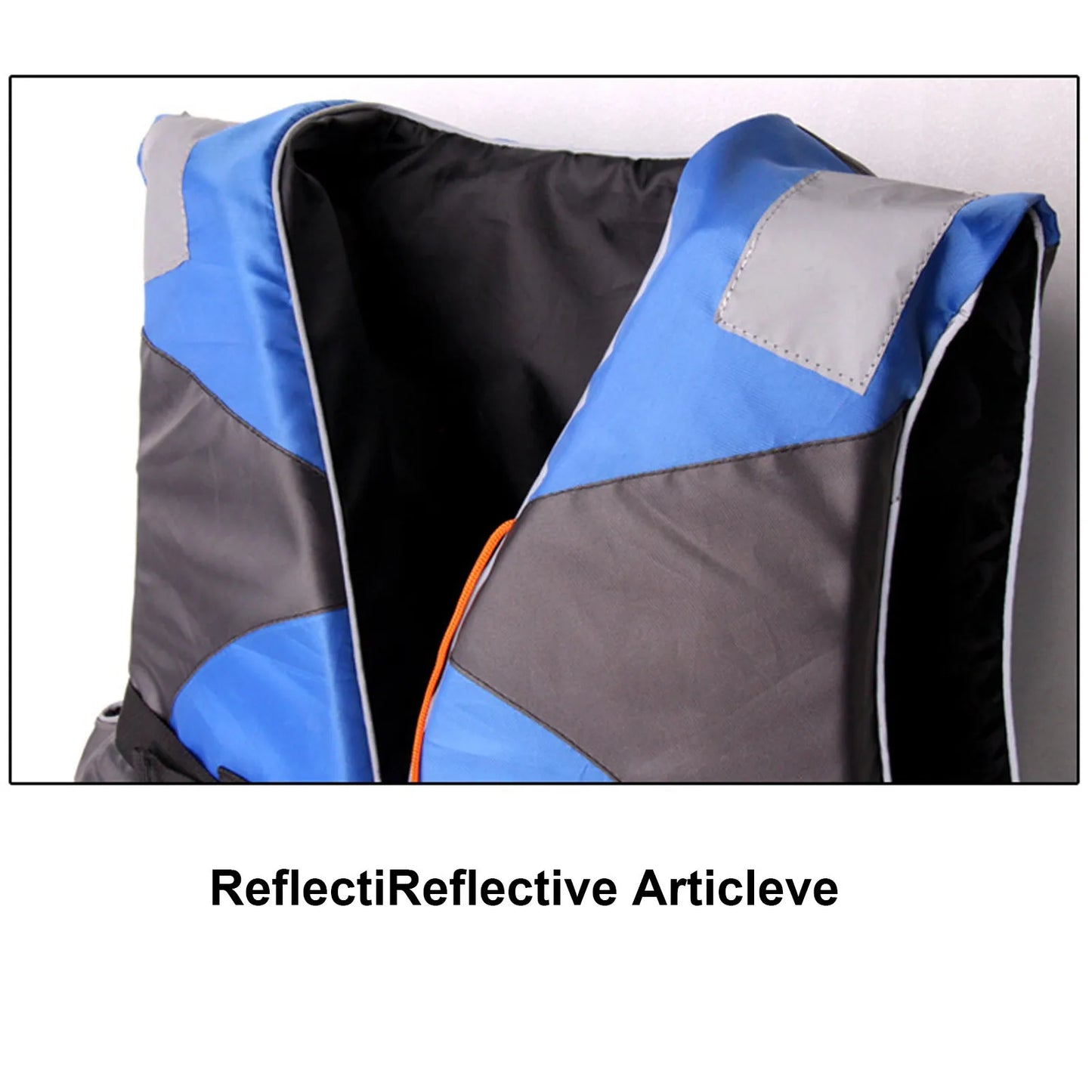 Gilets de sauvetage bleu  col