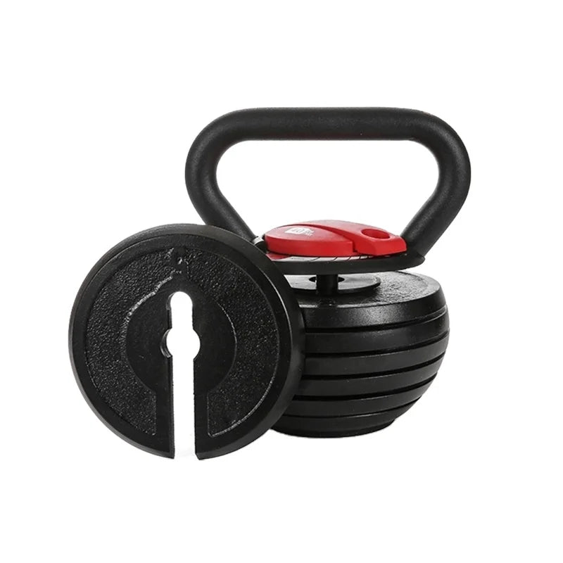 Kettlebell noire  Réglable en Fonte de Haute Qualité – 20lb, 40lb -sport vitals