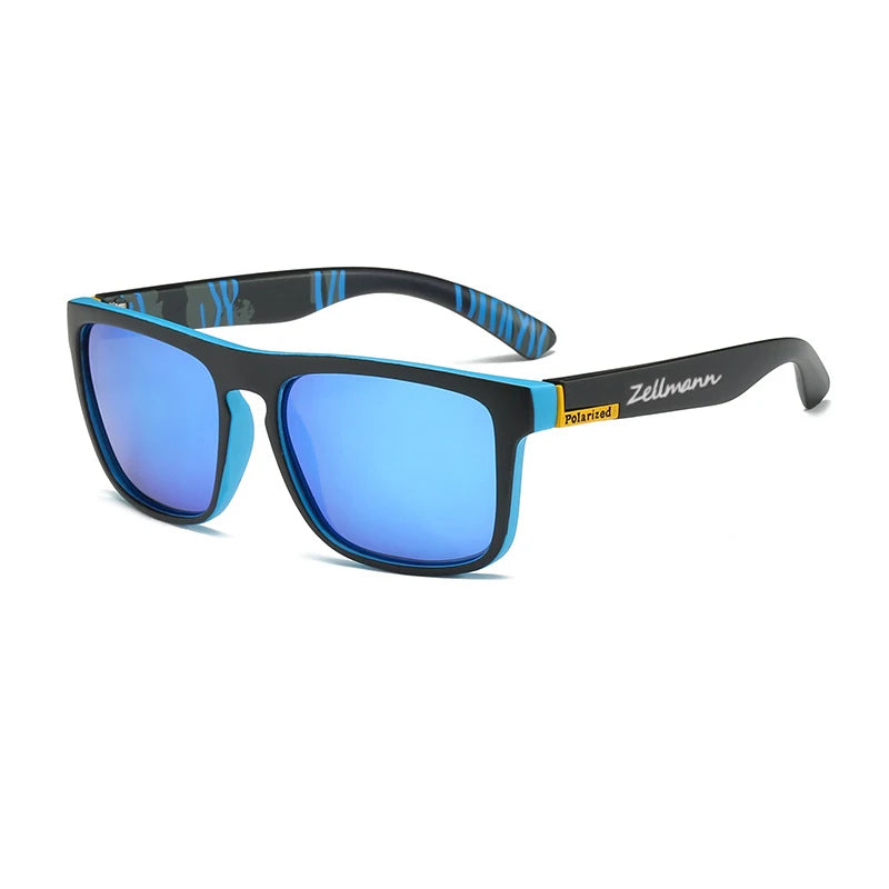 Lunettes de Soleil Polarisées  noir bleu gris  - polarisée bleu  - sport vitals